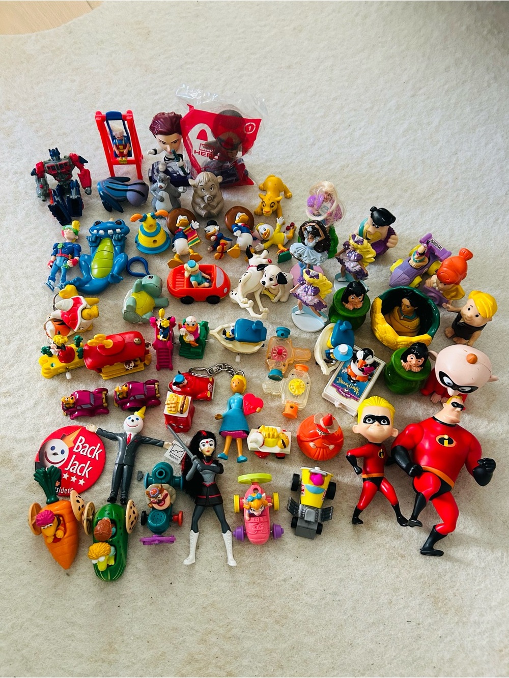 McDonald’s, Wendy’s, Burger King Fast Food meal toy giveaways for collectors